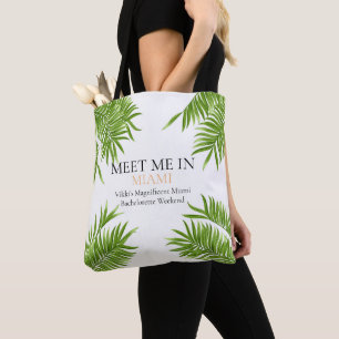Treffe mich Miami Junggesellinnen-Abschiedsparty U Tasche