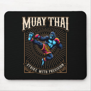 Treffe mit Präzision - Cooler Muay Thai Gorilla Ki Mousepad