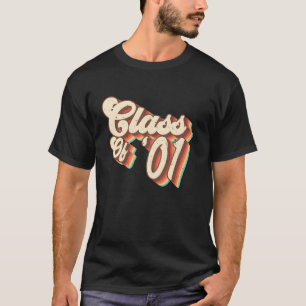 Treffen der Abschlussklasse 2001 Retro-Klasse der T-Shirt