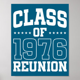 Treffen der Klasse 1976 - 50 Alumni Poster
