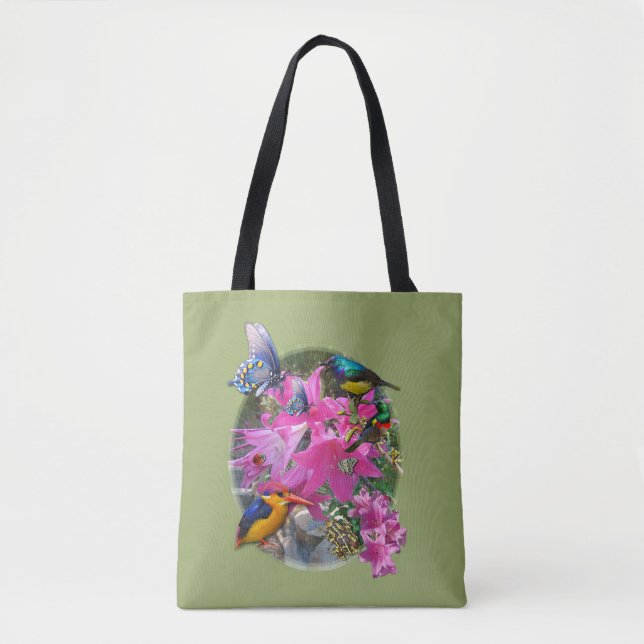 Treffen des Amaryllis-Blumengartens Tasche (Vorderseite)