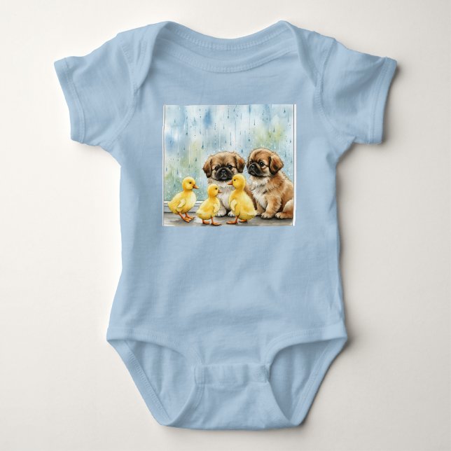 Treffen im Regen, Sammlung von Natasha Us Baby Strampler (Vorderseite)