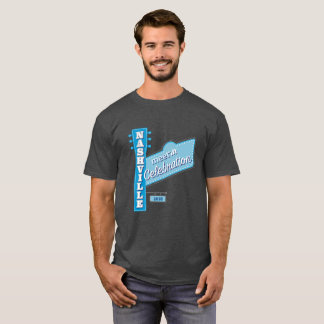 Treffen-in der dunklen T Nashville-Männer T-Shirt