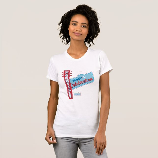 Treffen-in der T Nashville-Frauen T-Shirt (Vorne ganz)