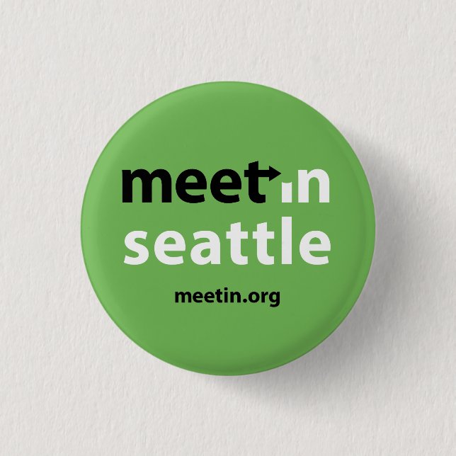 Treffen-in Seattle-Knopf Button (Vorderseite)