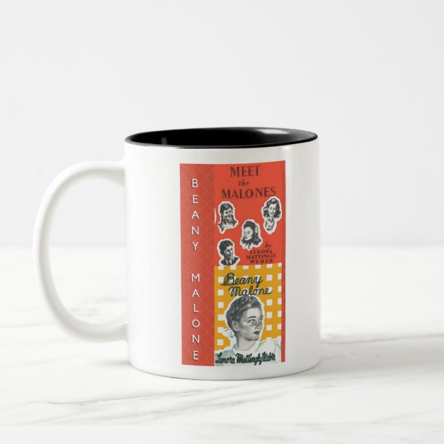 Treffen Sie die Malones:  Eine klassische Familie  Zweifarbige Tasse (Links)