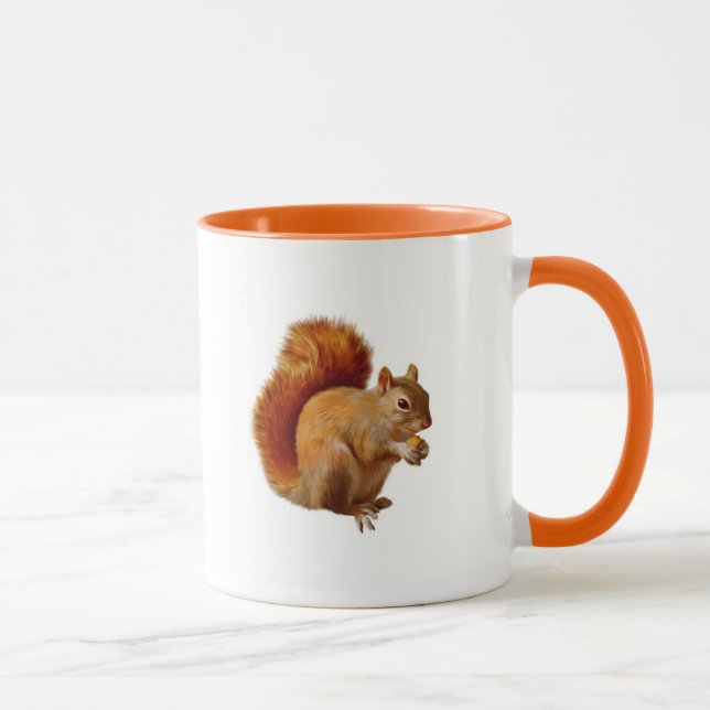Treffen Sie eine Entscheidung - Eichhörnchen Tasse (Rechts)