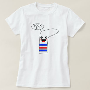 Treffen Sie es hart T-Shirt