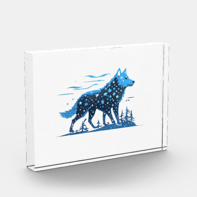 Treffen Sie Kona, den flüsterenden Wolf Fotoblock (Links)