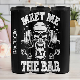 Treffen Sie mich am Bar Thermosbecher