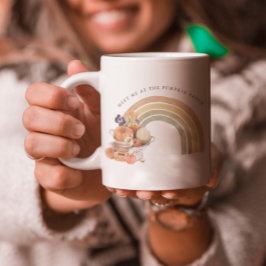 Treffen Sie mich am Pumpkin Patch | Herbst-Regenbo Tasse
