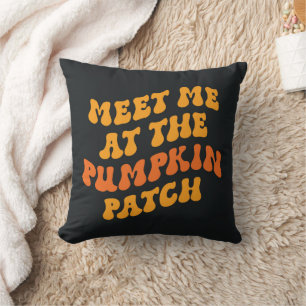 Treffen Sie mich am Pumpkin Patch Kissen