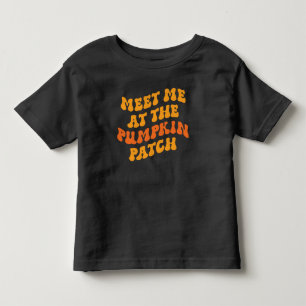 Treffen Sie mich am Pumpkin Patch Kleinkind T-shirt