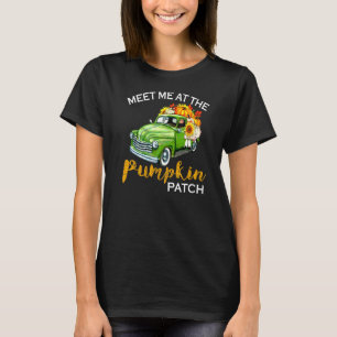 Treffen Sie mich am Pumpkin Patch Lieferwagen Fall T-Shirt