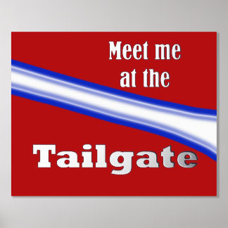 Treffen Sie mich am Tailgate Foliendrucke