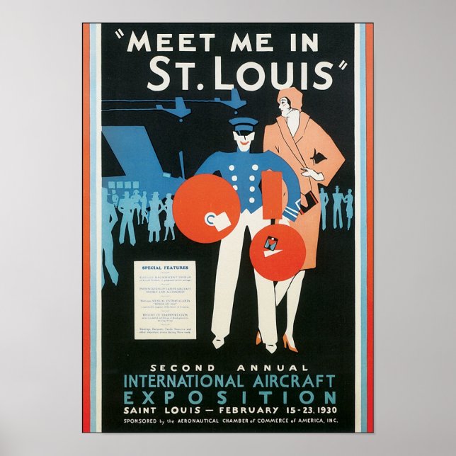 Treffen Sie mich auf der Ausstellung von St. Louis Poster (Vorne)