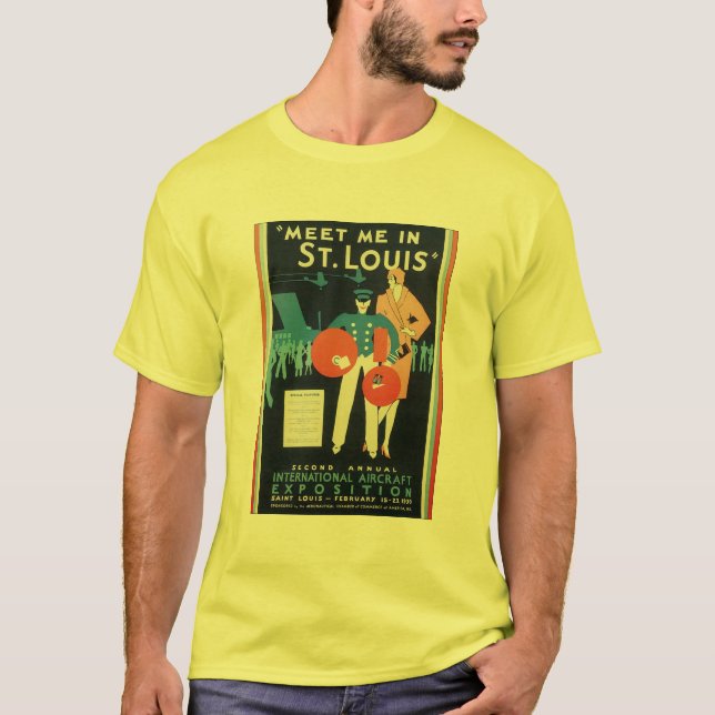 Treffen Sie mich auf der Ausstellung von St. Louis T-Shirt (Vorderseite)
