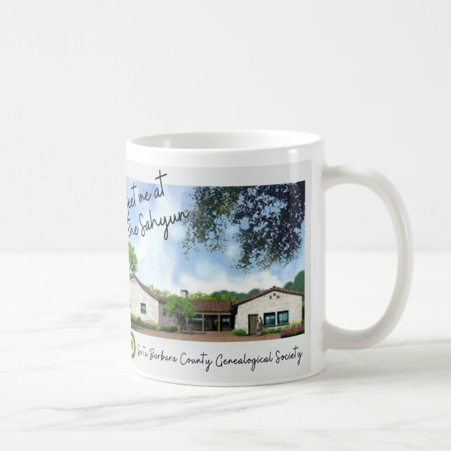 Treffen Sie mich auf der Sahyun-Tasse Kaffeetasse (Rechts)