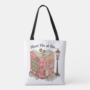 Treffen Sie mich im Buchladen Tasche