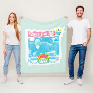 Treffen Sie mich im zentralen Perk Neon Graphic Fleecedecke