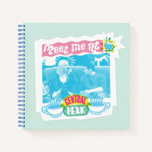 Treffen Sie mich im zentralen Perk Neon Graphic Notizbuch