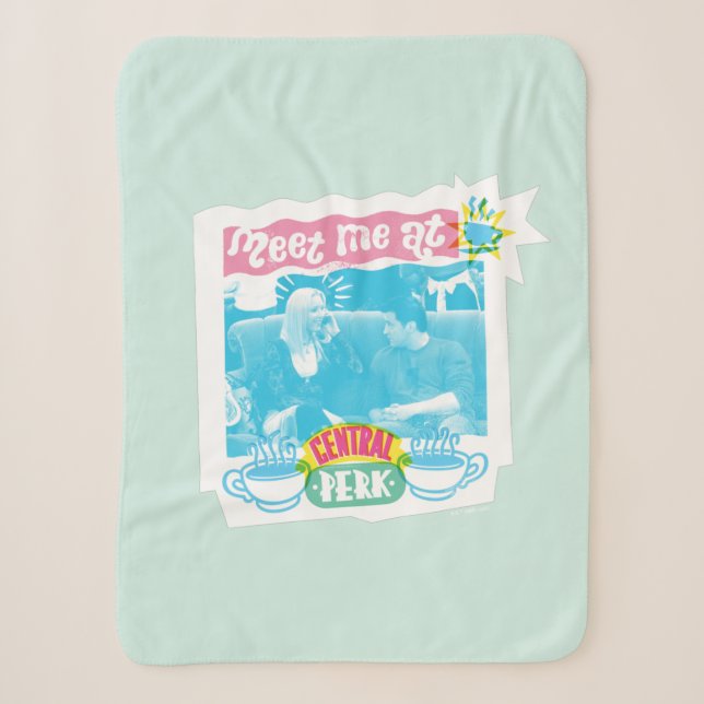 Treffen Sie mich im zentralen Perk Neon Graphic Sherpadecke (Vorderseite)