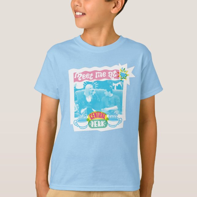 Treffen Sie mich im zentralen Perk Neon Graphic T-Shirt (Vorderseite)