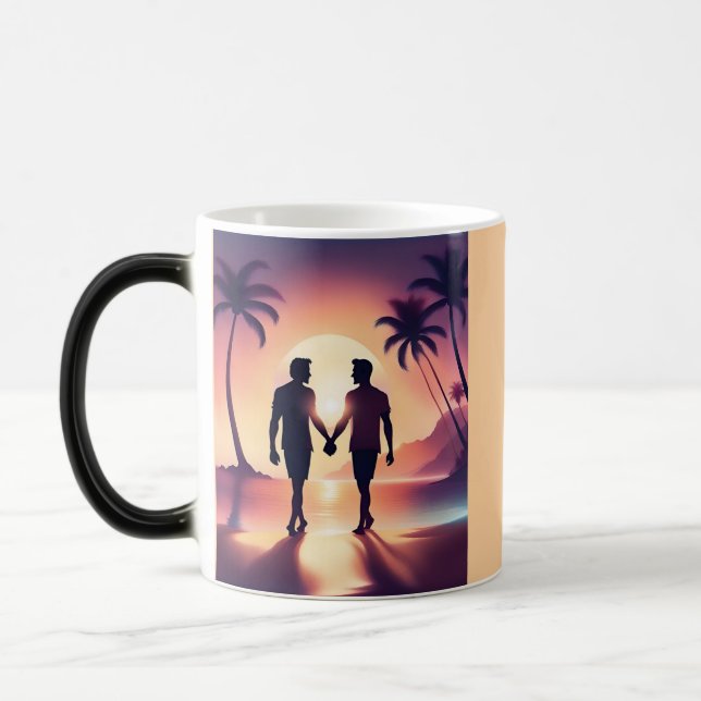 Treffen Sie mich in Aruba Verwandlungstasse (Links)