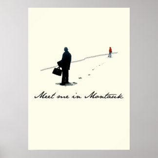 Treffen Sie mich in Montauk Poster