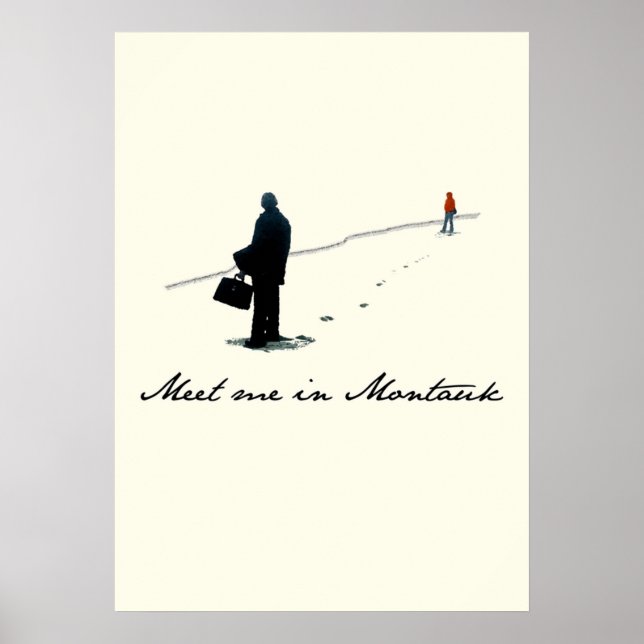 Treffen Sie mich in Montauk Poster (Vorne)
