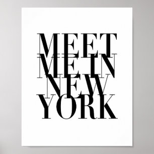 Treffen Sie mich in New York Poster