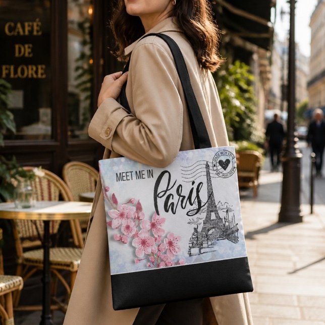 Treffen Sie mich in Paris Tote Bag Tasche (Von Creator hochgeladen)