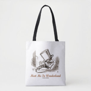 Treffen Sie mich in Wonderland Mad Hatter Running Tasche