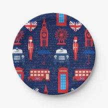 Treffen Sie mich mit den Londoner Paper-Tellern