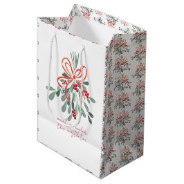 Treffen Sie mich unter dem Mistletoe Mittlere Geschenktüte