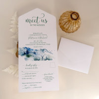 Treffen Sie uns im Wald draußen Hochzeit