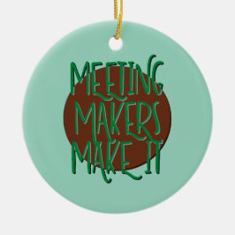 Treffen von Entscheidungsträgern machen Erholung z Keramik Ornament