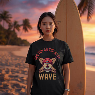 Treffen wir uns auf der nächsten Welle Surf  | Str T-Shirt