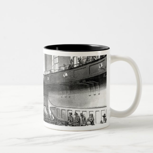 Treffende Quäker, von Ackermanns Zweifarbige Tasse (Rechts)