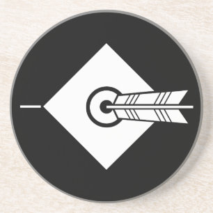 Treffermarke Sandstein Untersetzer