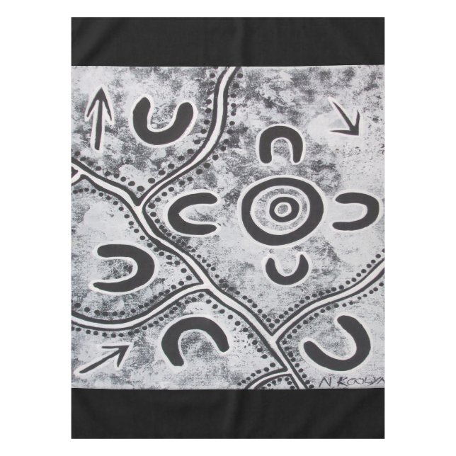 Treffpunkt Grey Tablecloth Tischdecke (Vorderseite)