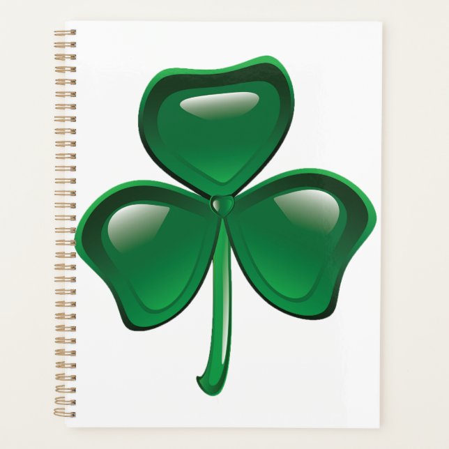 Trèfle à trois feuilles Shamrock vert (Devant)