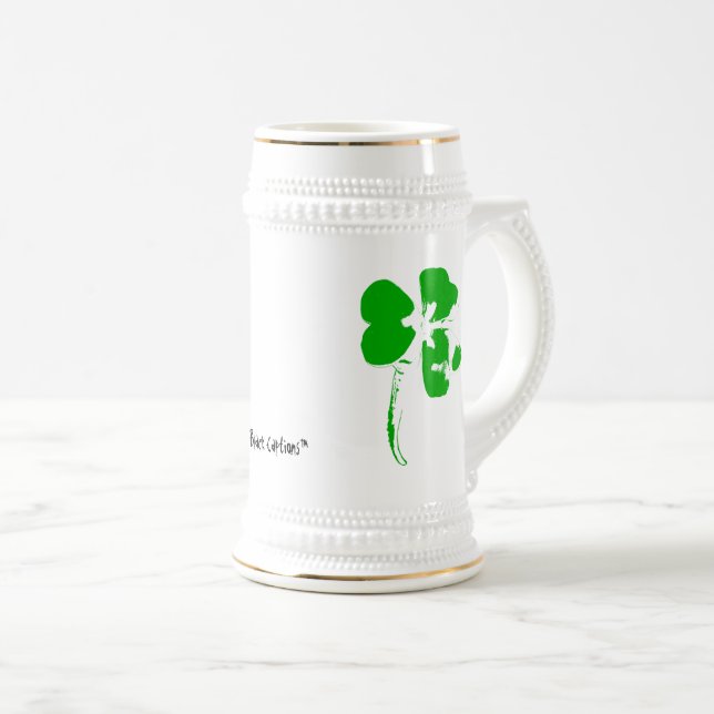 Trèfle de vert du jour de St Patrick - tasse de (Devant droit)