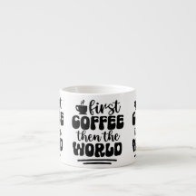 Treib deinen Tag: Tasse des Kaffees