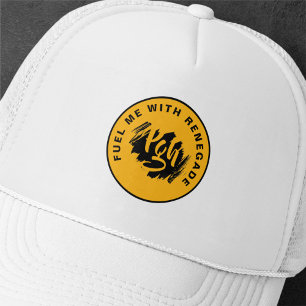 Treibe mich mit Renegade Steel City Retro Truckerkappe