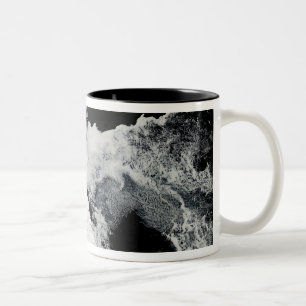 Treibeis im südlichen Ozean Zweifarbige Tasse
