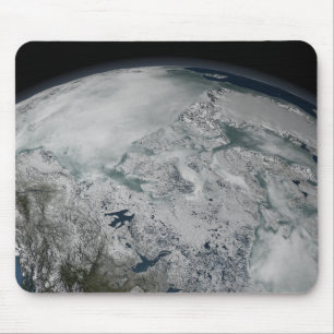 Treibeis über Nordamerika Mousepad