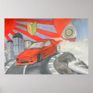 Treiben im Himmel Poster