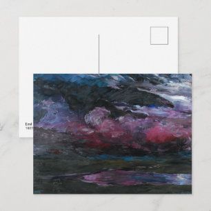 Treibende Schwerewetterwolken Emil Nolde Postkarte