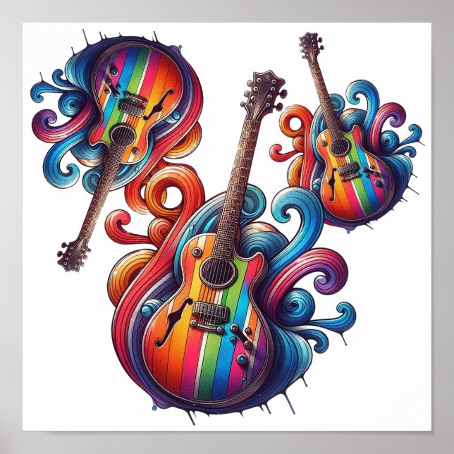 Treibender Sound Wood Wall Art Poster (Vorne)